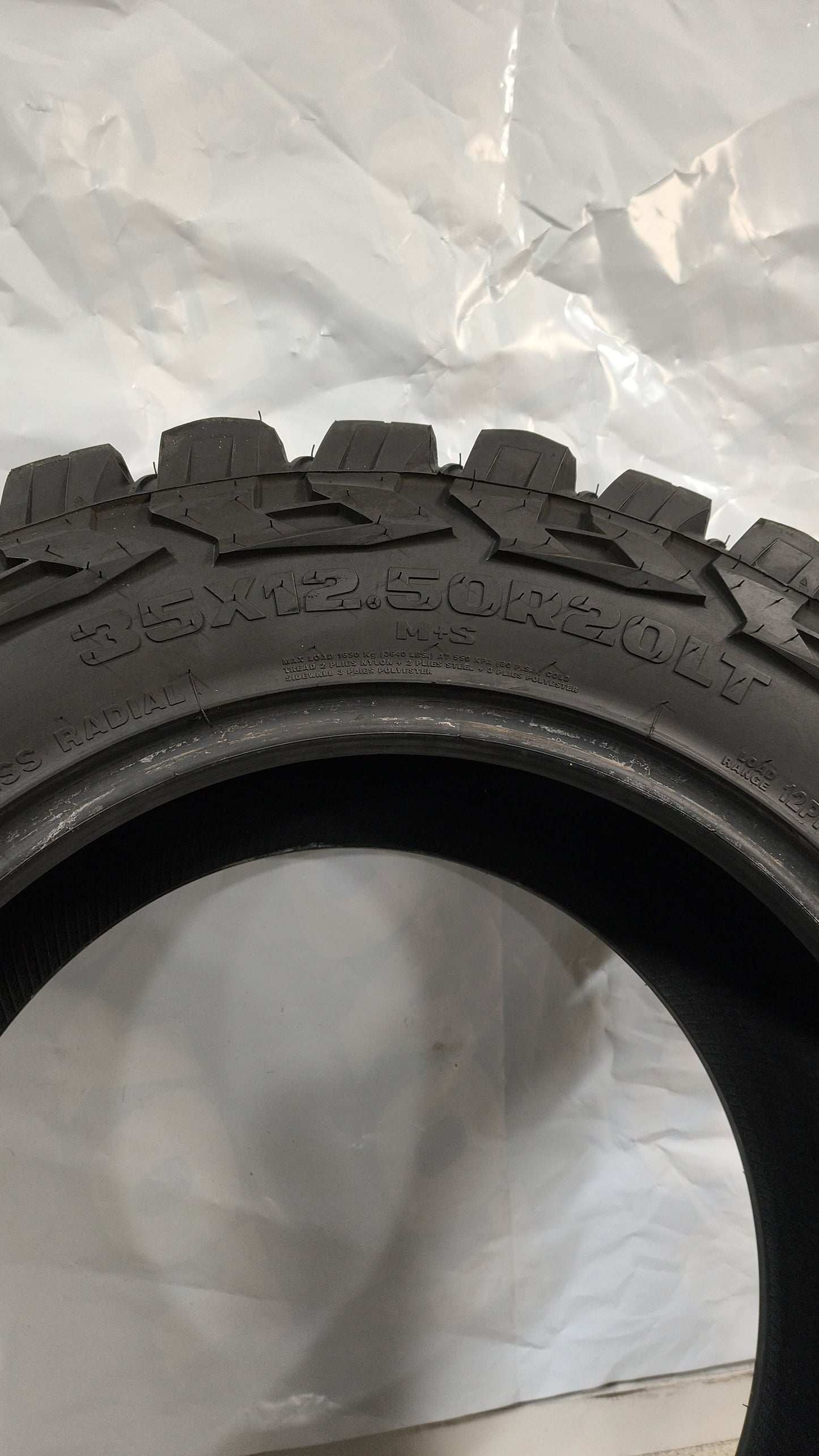Set Of 2 - 35X12.50R20 Gladiator X Comp M/T - Used Tires