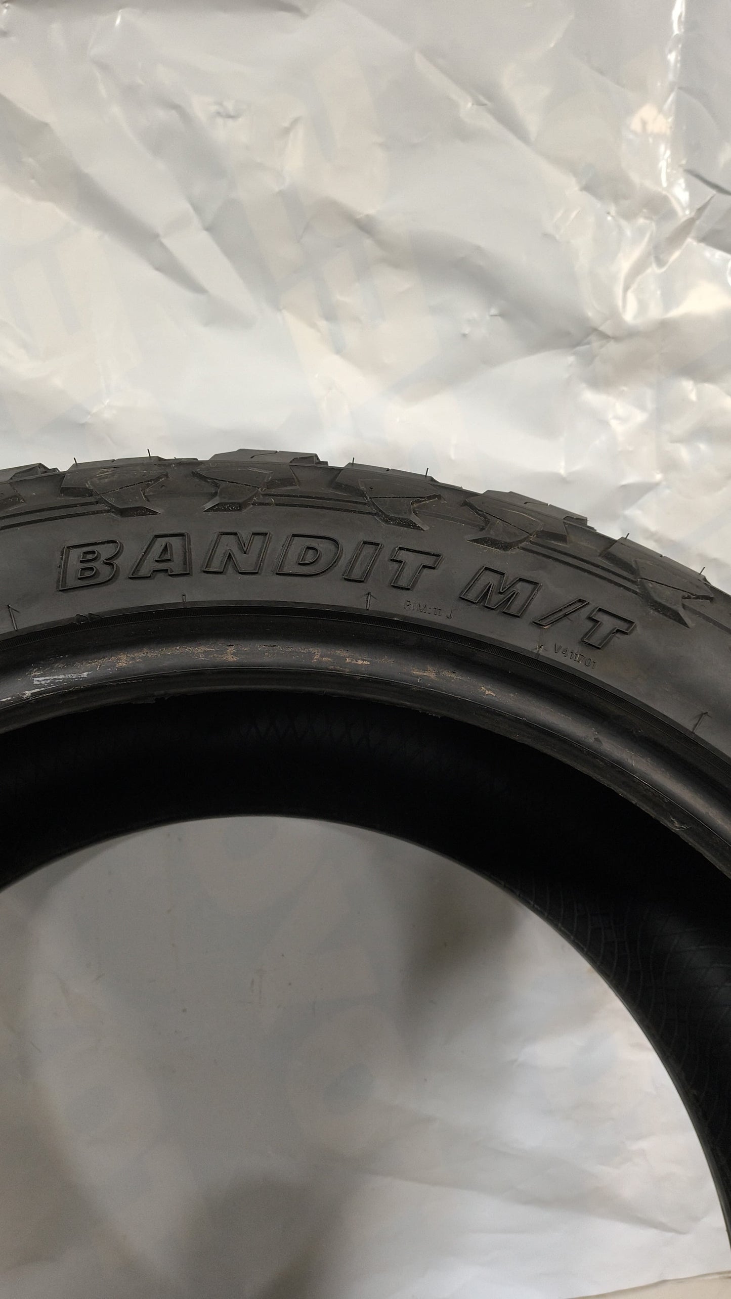 Set Of 2 - 35X13.50R24 Delinte Bandit M/T- Used Tires