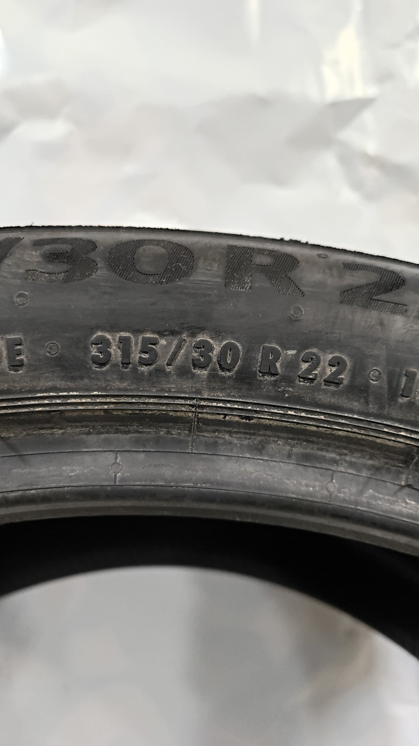 Set Of 2 - 315/30R22 Continental PremiumContact 6- Used Tires