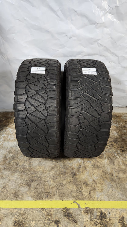 Set of 2 - 275/55R20 Nitto Ridge Grappler - Used Tires