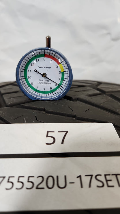 Set of 2 - 275/55R20 Nitto Ridge Grappler - Used Tires
