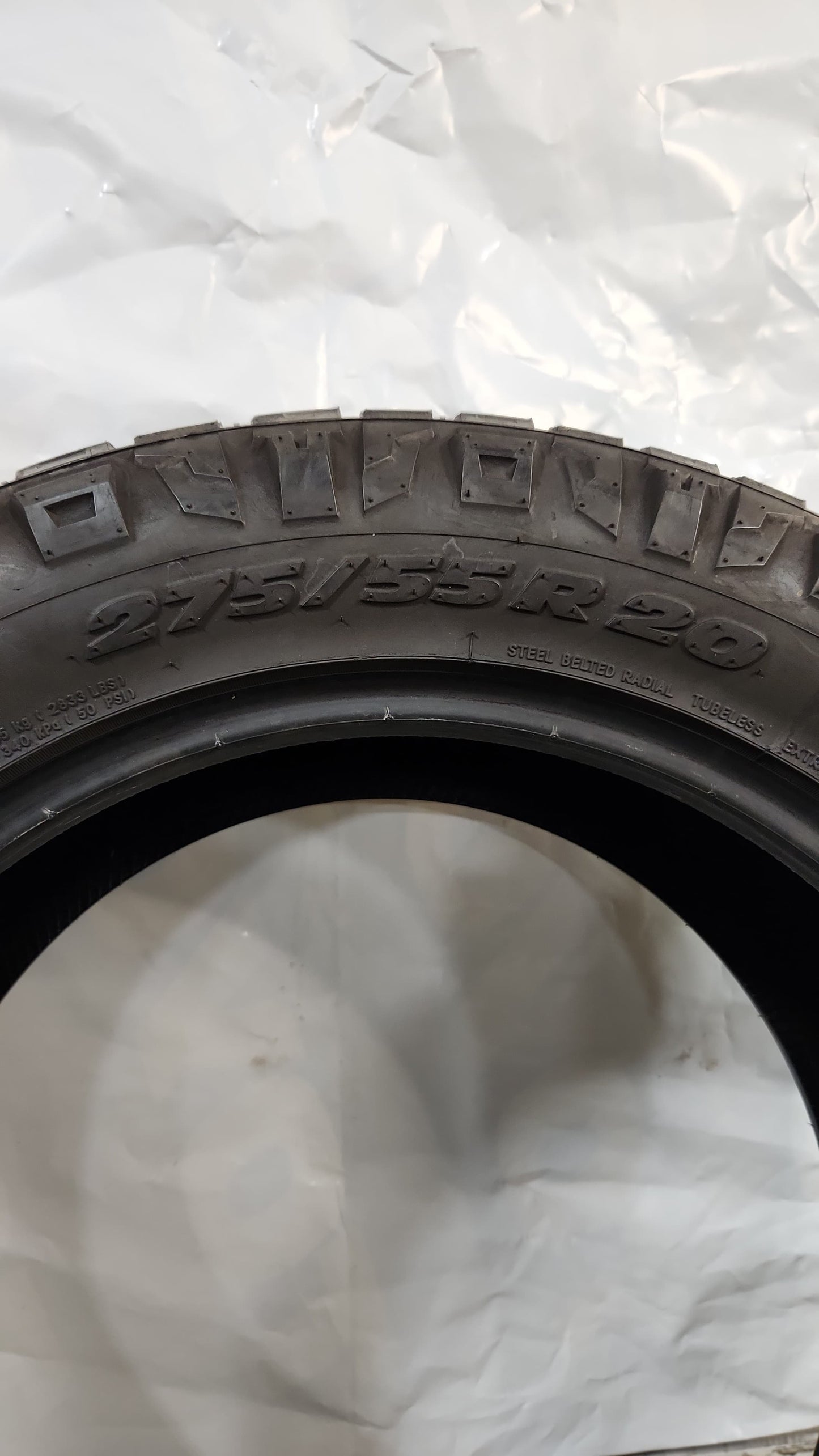 Set of 2 - 275/55R20 Nitto Ridge Grappler - Used Tires
