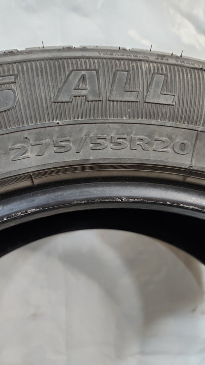 Set Of 4 - 275/55R20 Mavis All Season HT - Used Tires