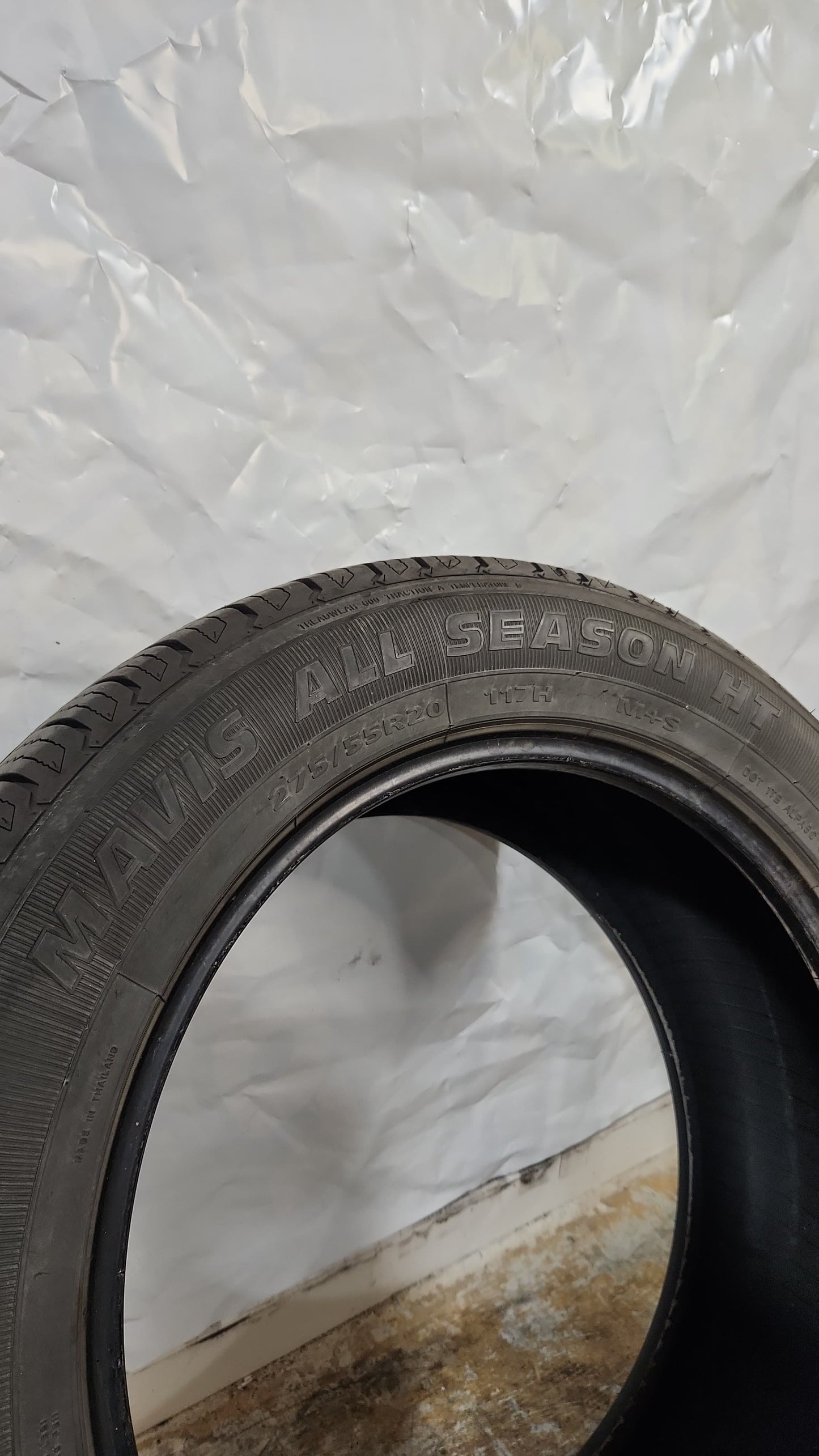 Set Of 4 - 275/55R20 Mavis All Season HT - Used Tires