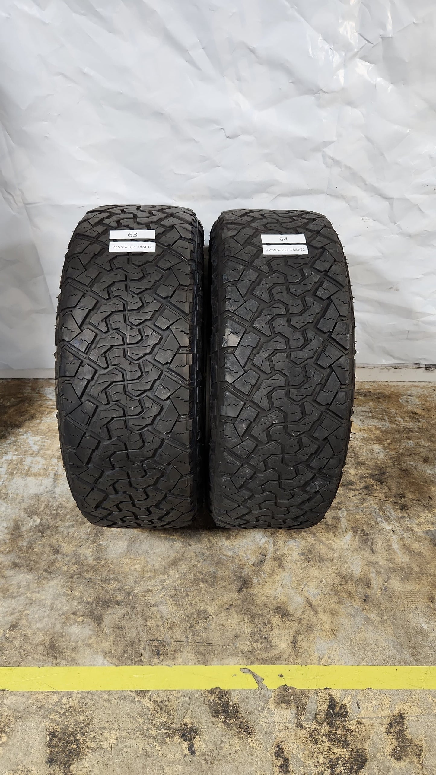 Set of 2 - 275/55R20 Venom Power Terra Hunter X/T - Used Tires