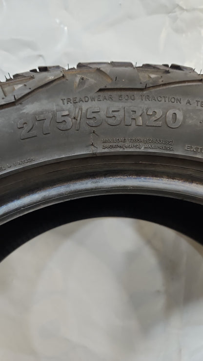 Set of 2 - 275/55R20 Venom Power Terra Hunter X/T - Used Tires