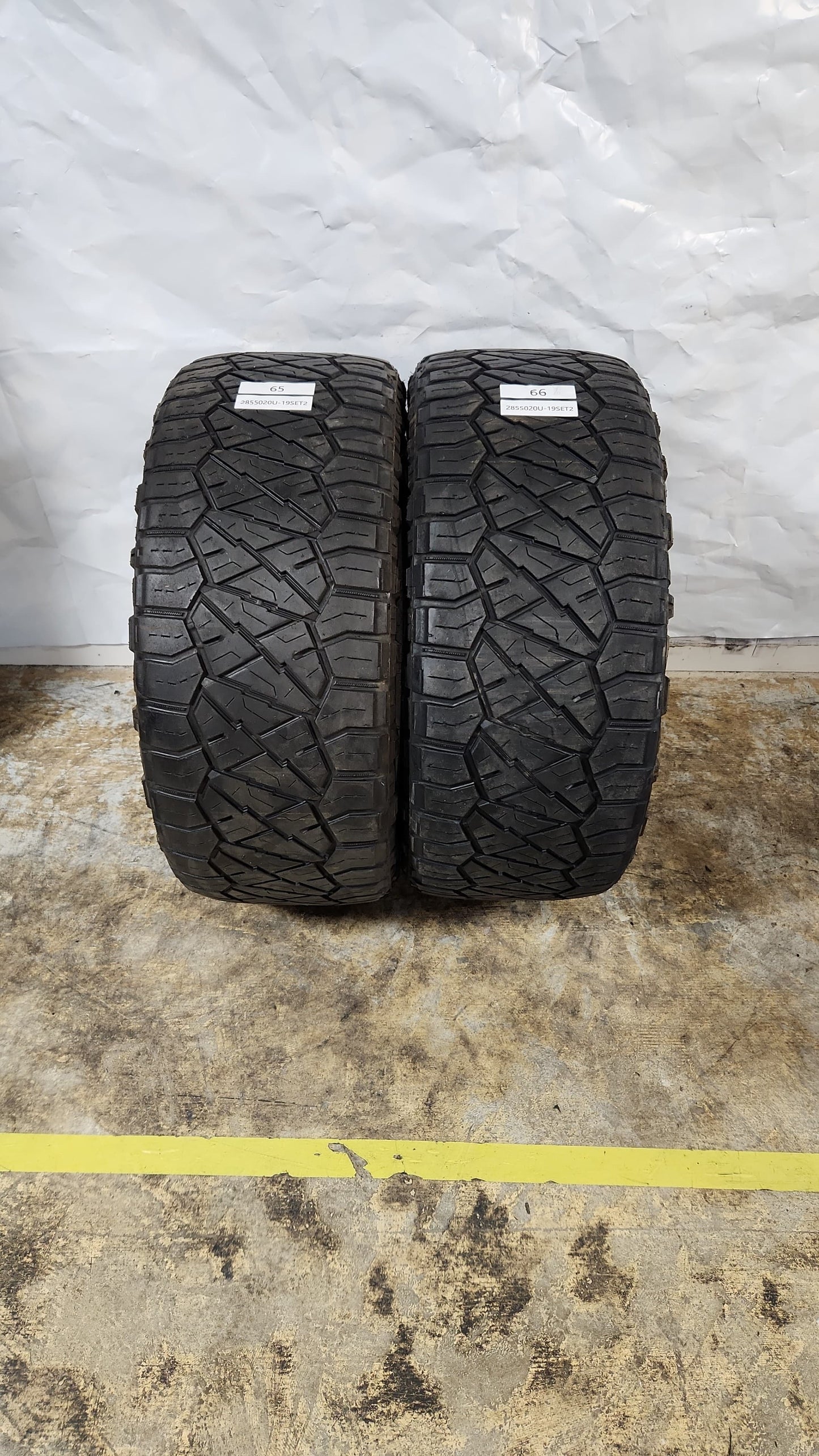 Set of 2 - 285/50R20 Nitto Ridge Grappler - Used Tires