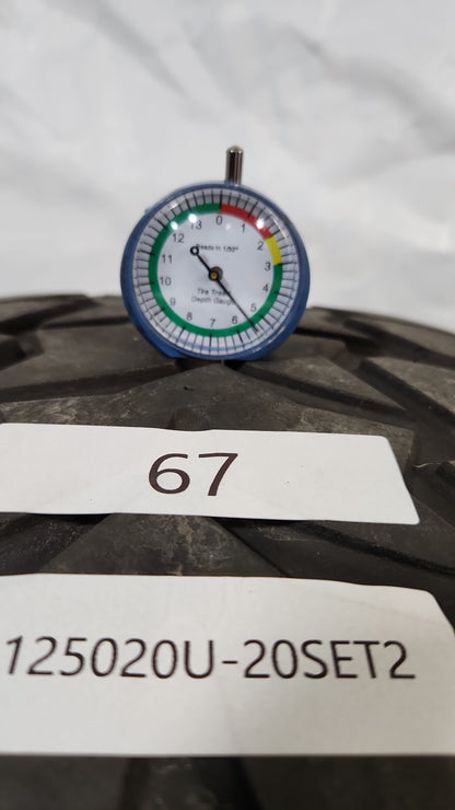 Set of 2 - 35X12.50R20 Crosswind M/T - Used Tires
