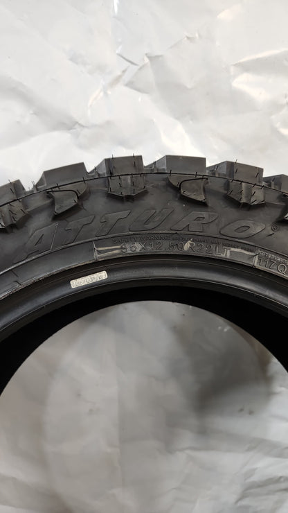 Used Tire - 35X12.50R22 Atturo Trail Blade M/T 13/32