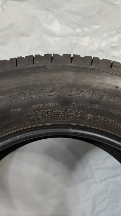 Used Tire - 275/65R20 Michelin LTX A/T2