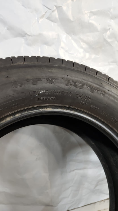 Used Tire - 275/65R20 Michelin LTX A/T2