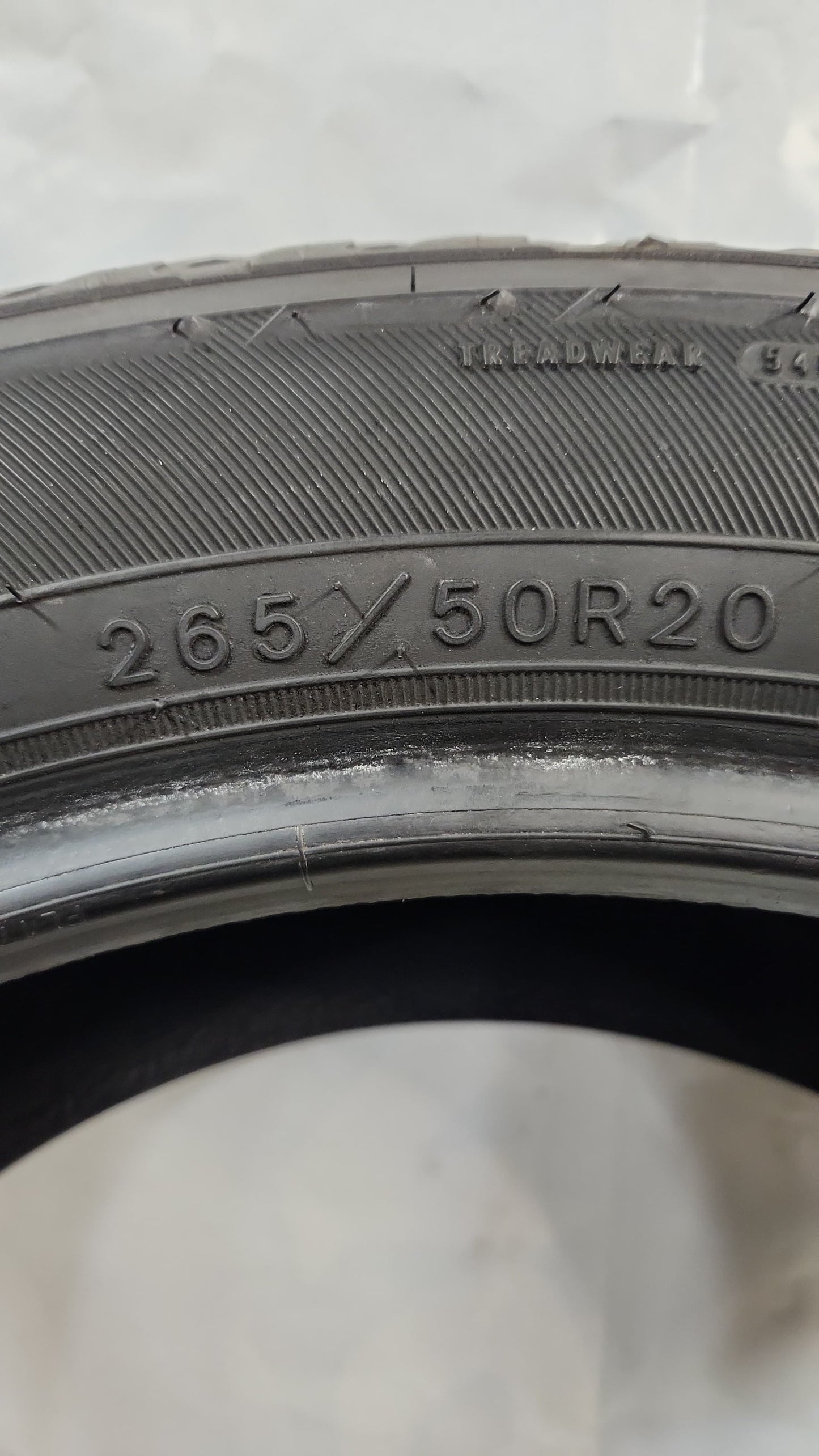 Used Tire - 265/50R20 Goodyear Fortera HL