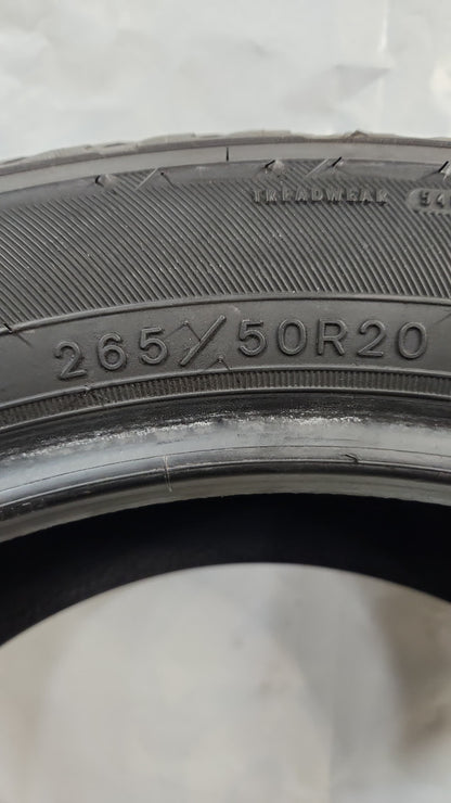 Used Tire - 265/50R20 Goodyear Fortera HL