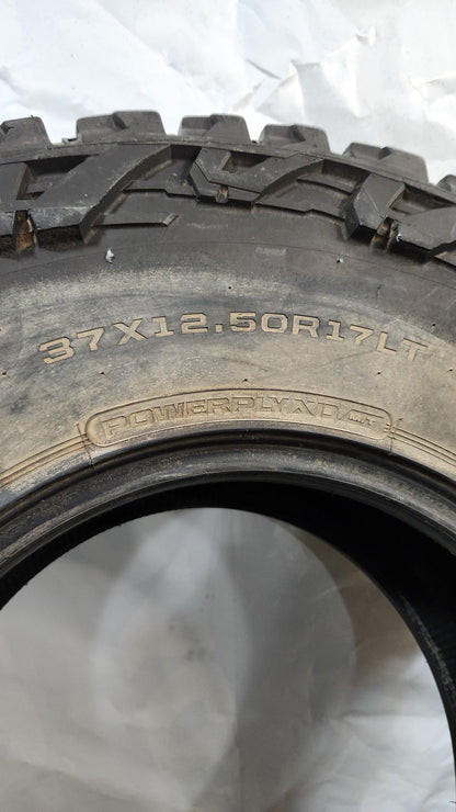 Used Tire- 37X12.50R17 Mickey Thompson Baja Boss A/T 9/32