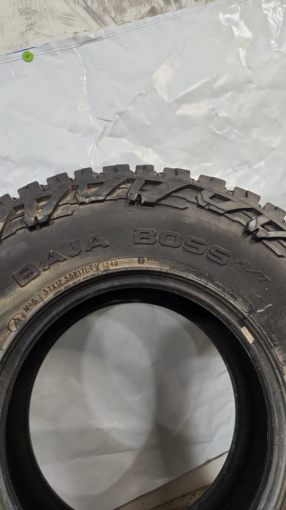 Used Tire- 37X12.50R17 Mickey Thompson Baja Boss A/T 9/32