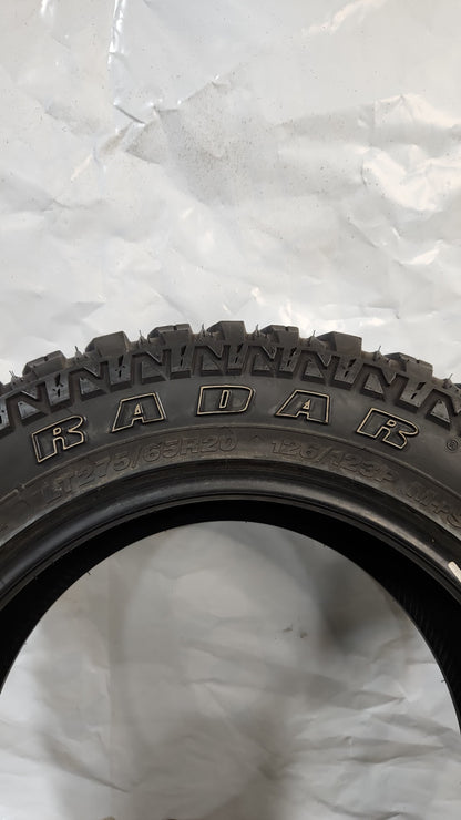 Used Tire - 275/65R20 Radar Renegade R7 M/T