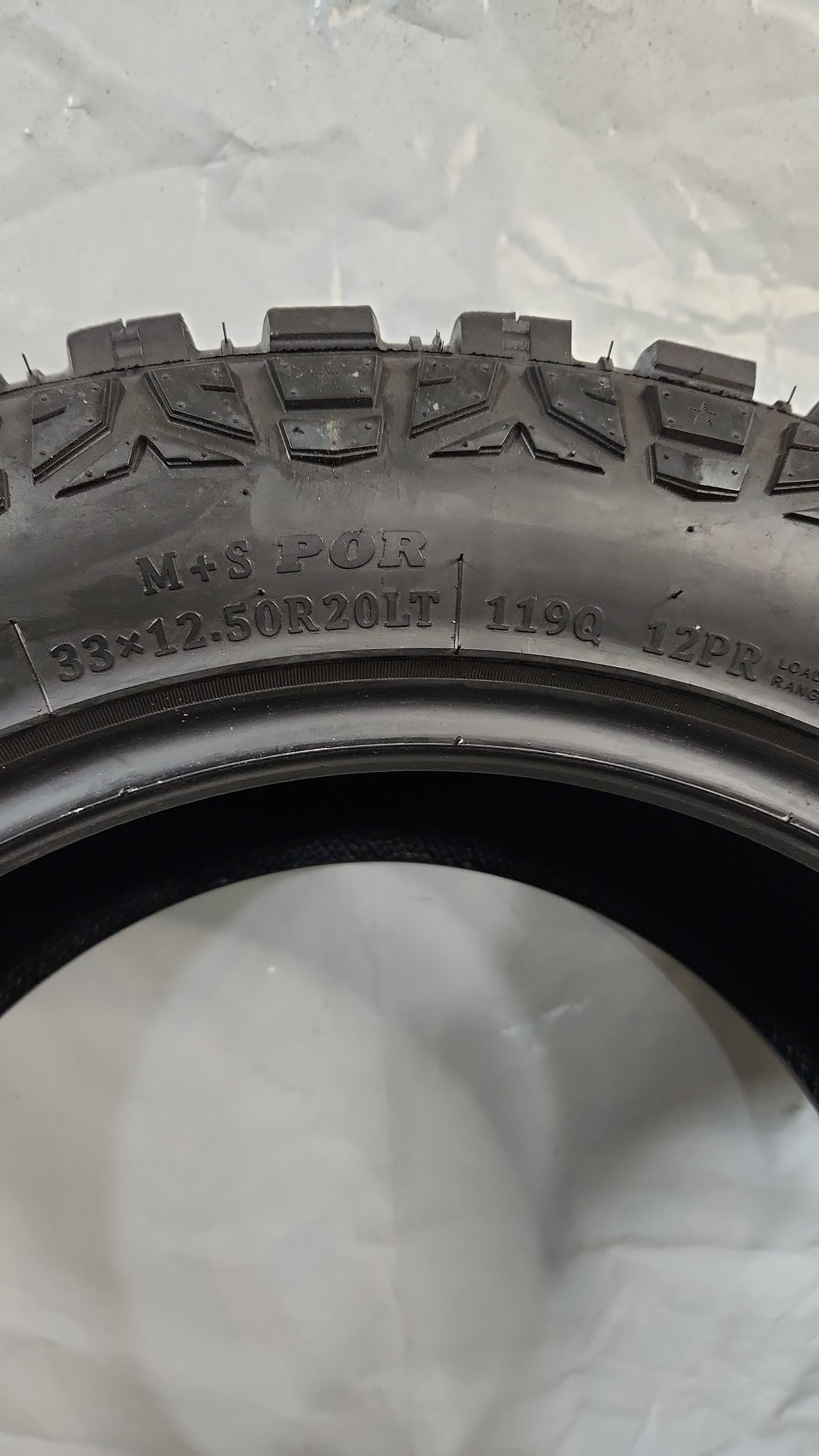 Used Tire - 33X12.50R20 Heritage Ridgerunner R/T-X 9/32