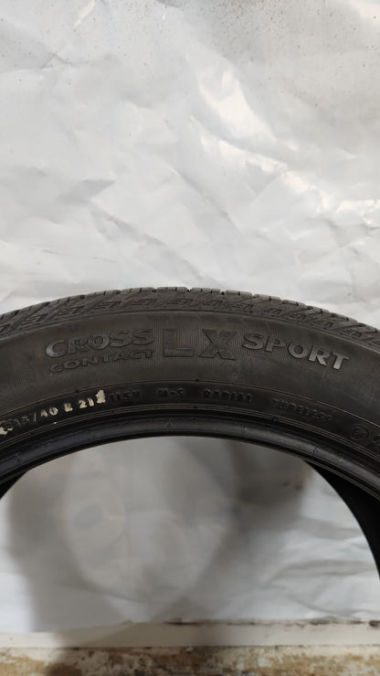 Used Tire - 315/40R21 Continental Cross Contact LX Sport 7/32