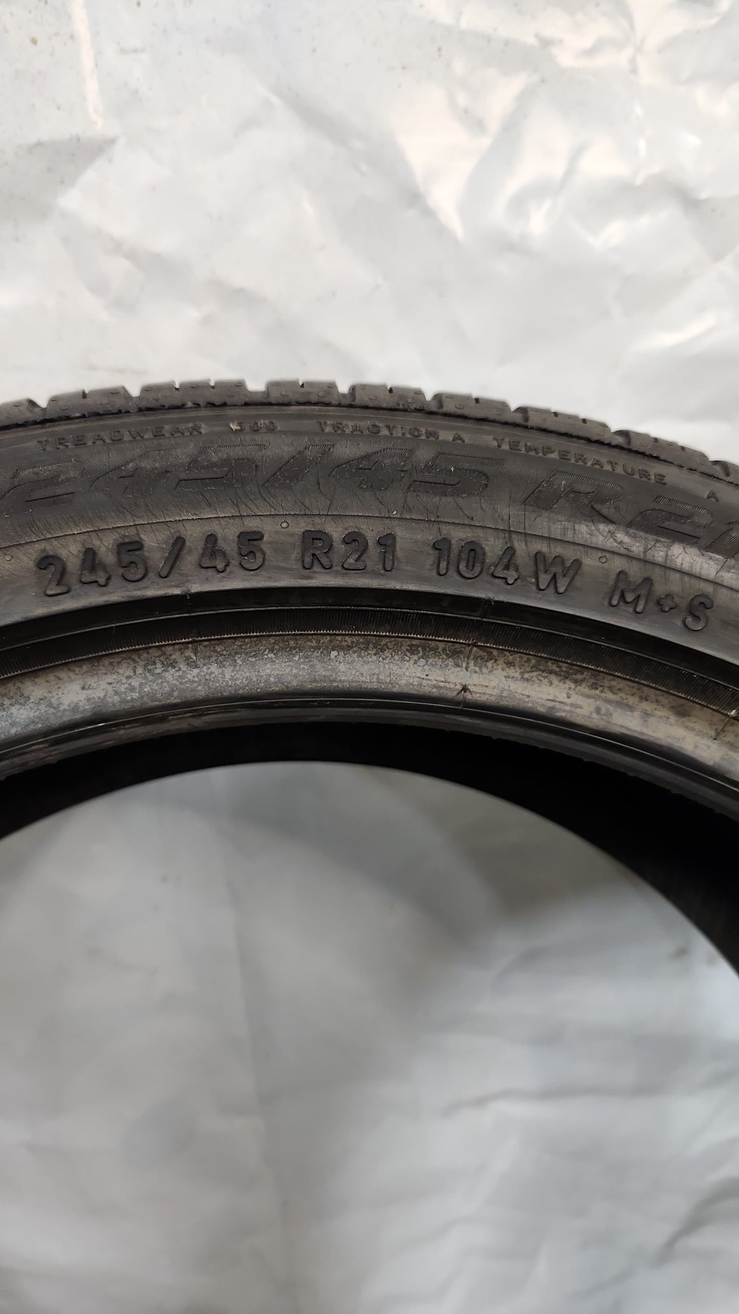 Used Tire - 245/45R21 Pirelli Scorpion Zero All Season