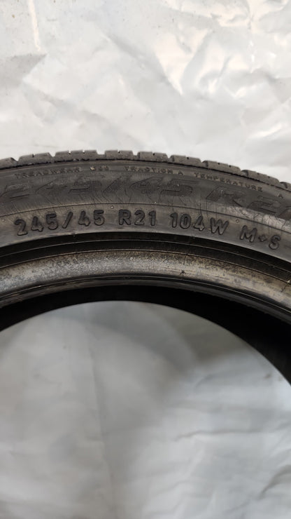 Used Tire - 245/45R21 Pirelli Scorpion Zero All Season