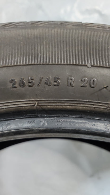 Used Tire - 265/45R20 Continental Cross Contact LX Sport