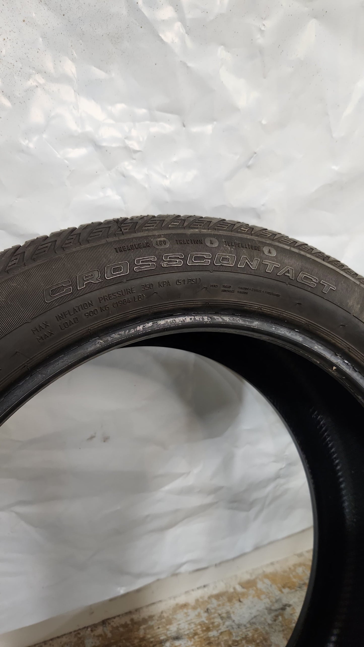 Used Tire - 265/45R20 Continental Cross Contact LX Sport