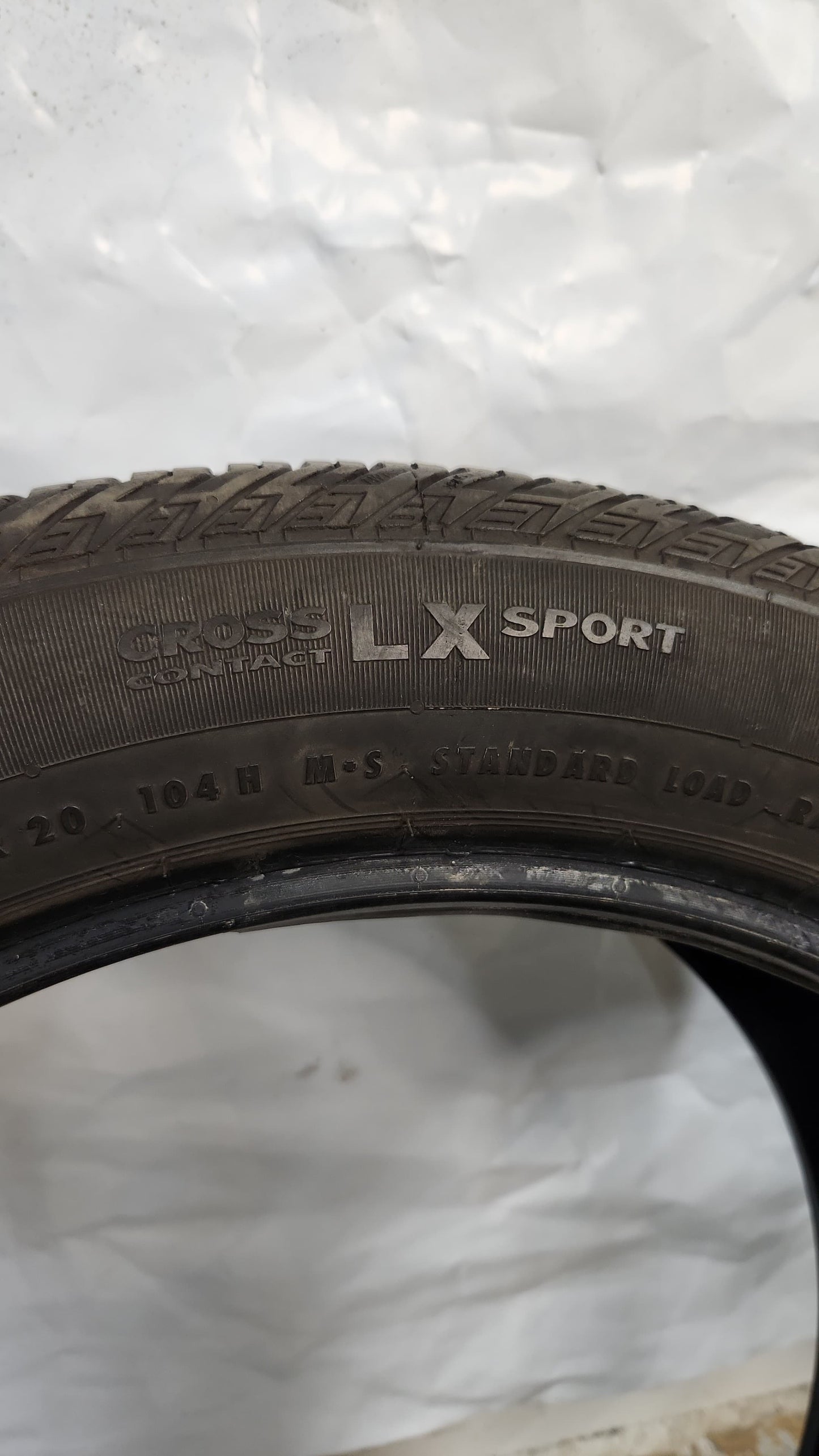 Used Tire - 265/45R20 Continental Cross Contact LX Sport