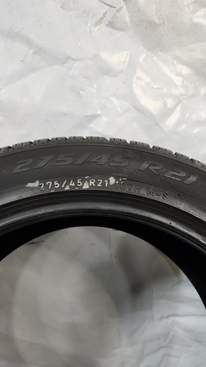 Set of 2 - 275/45R21 Pirelli Scorpion Zero All Season 9/32 - Used Tires