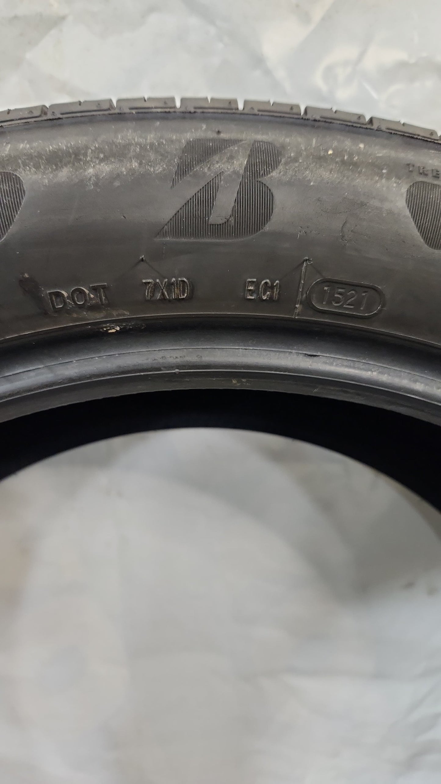 Set of 2 - 245/50R20 Bridgestone Ecopia H/L 422 Plus 7/32 - Used Tires