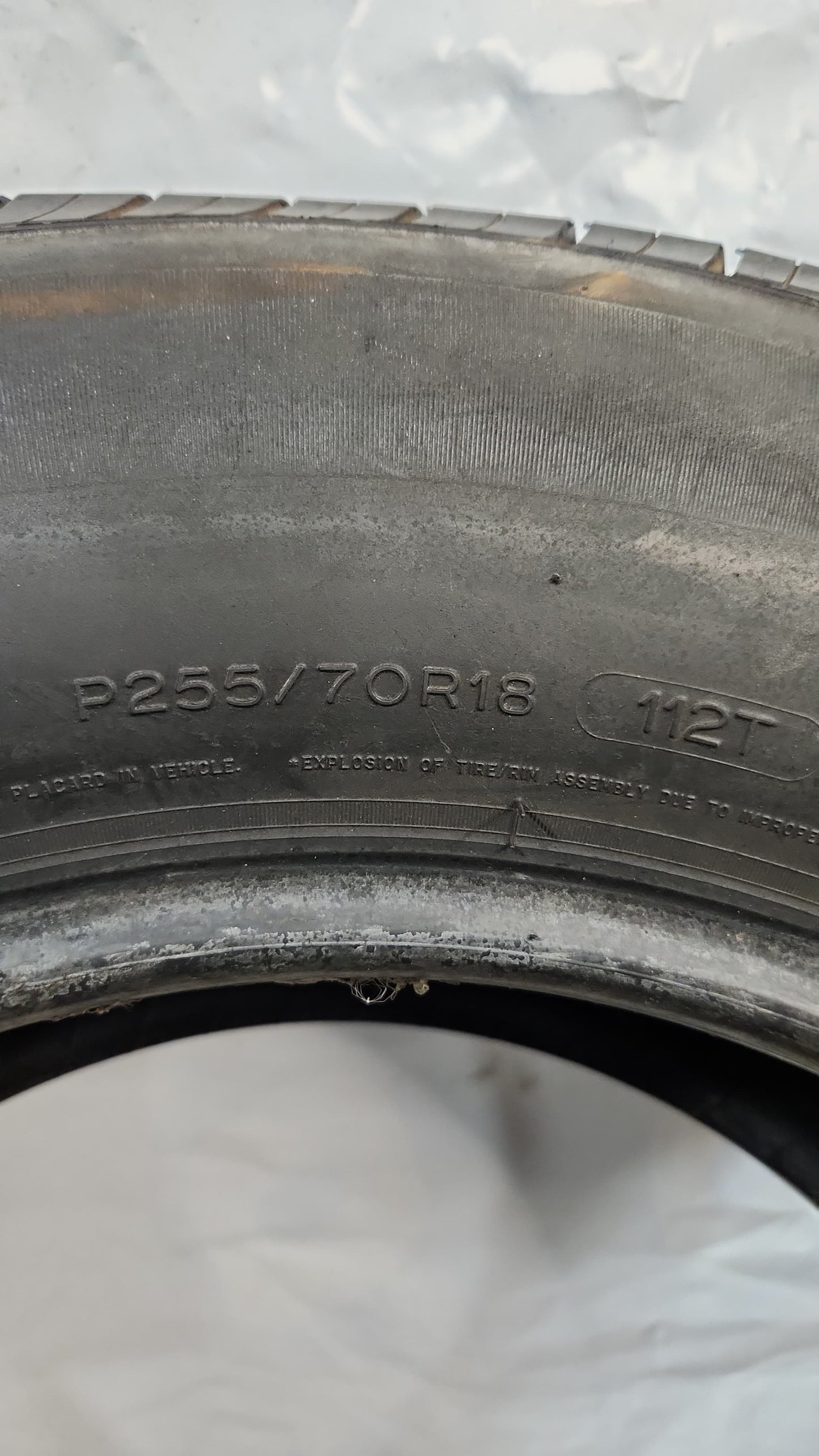 Used Tire - 255/70R18 Michelin LTX M/S2