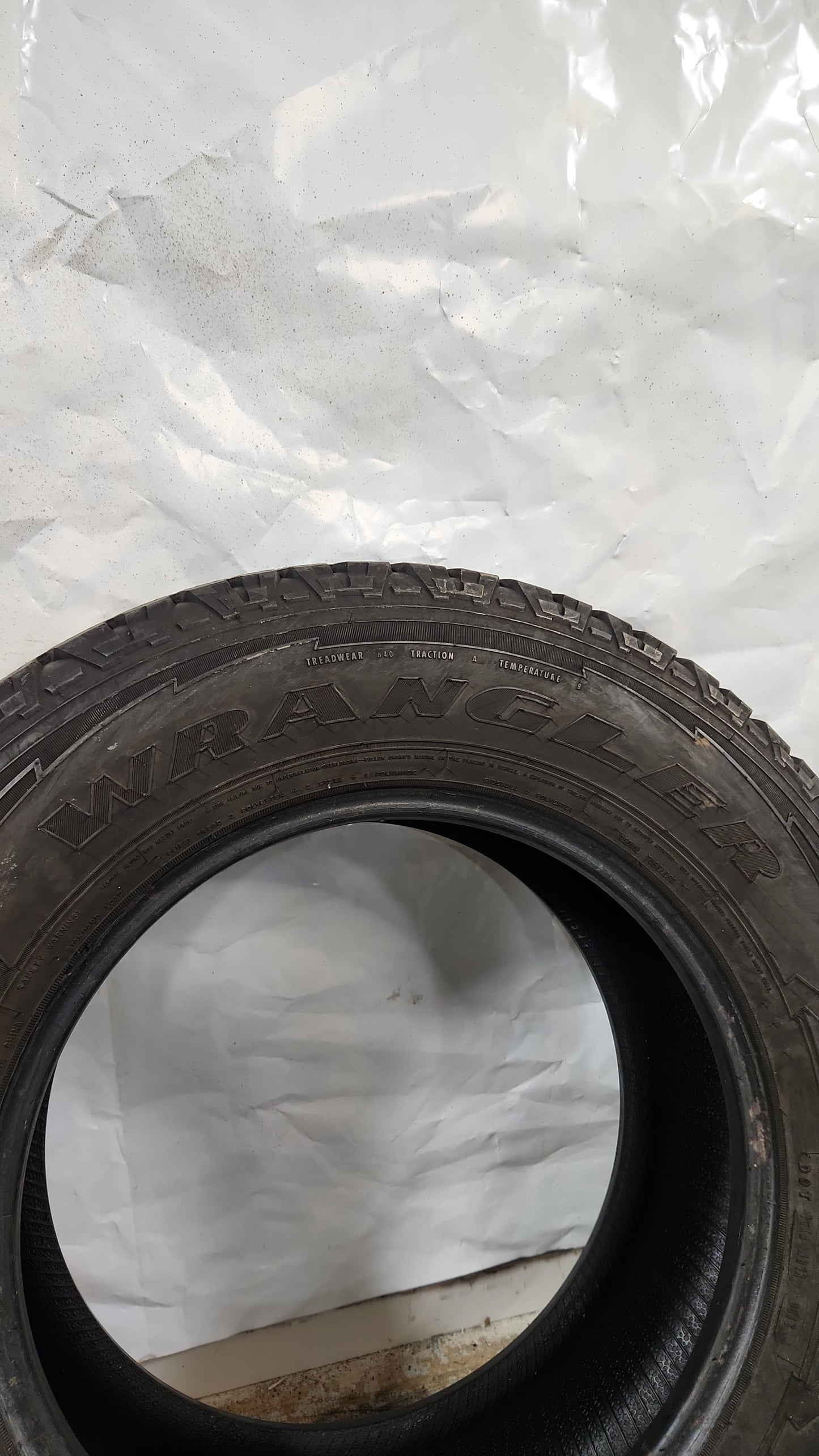 Set of 2 - 255/70R18 Goodyear Wrangler All-Terrain Adventure Kevlar - Used Tires