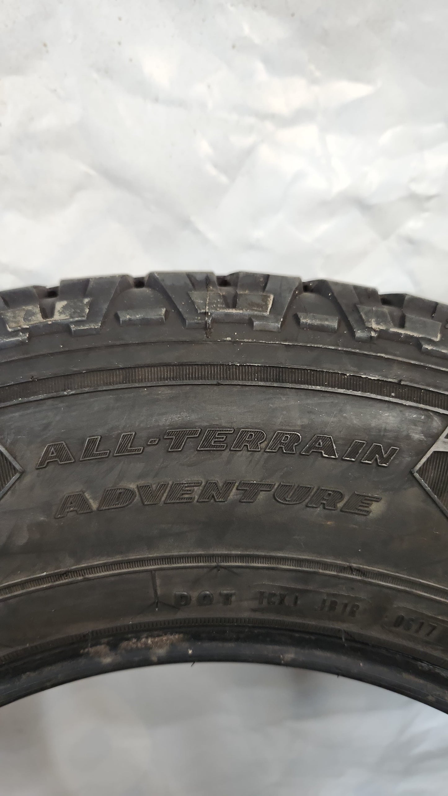 Set of 2 - 255/70R18 Goodyear Wrangler All-Terrain Adventure Kevlar - Used Tires