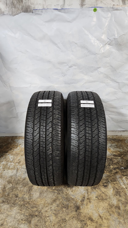 Set of 2 - 255/65R17 Goodyear Wrangler Fortitude HT - Used Tires