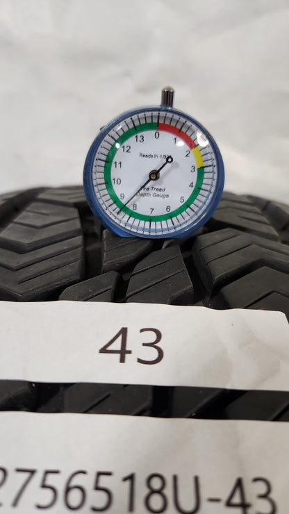 Used Tire - 275/65R18 Continental TerrainContact A/T 8/32