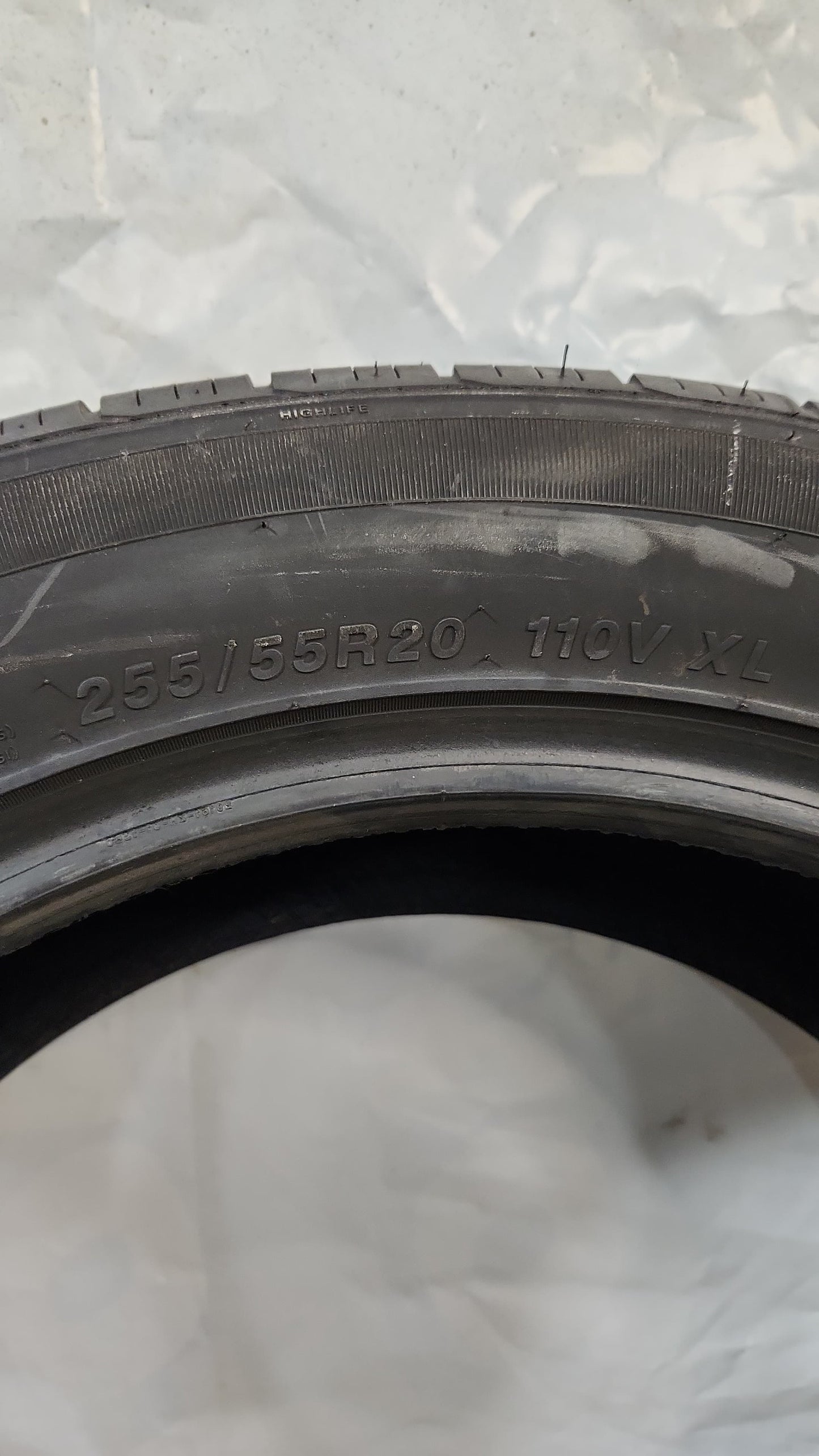Used Tire - 255/55R20 Milestar MS932 Sport