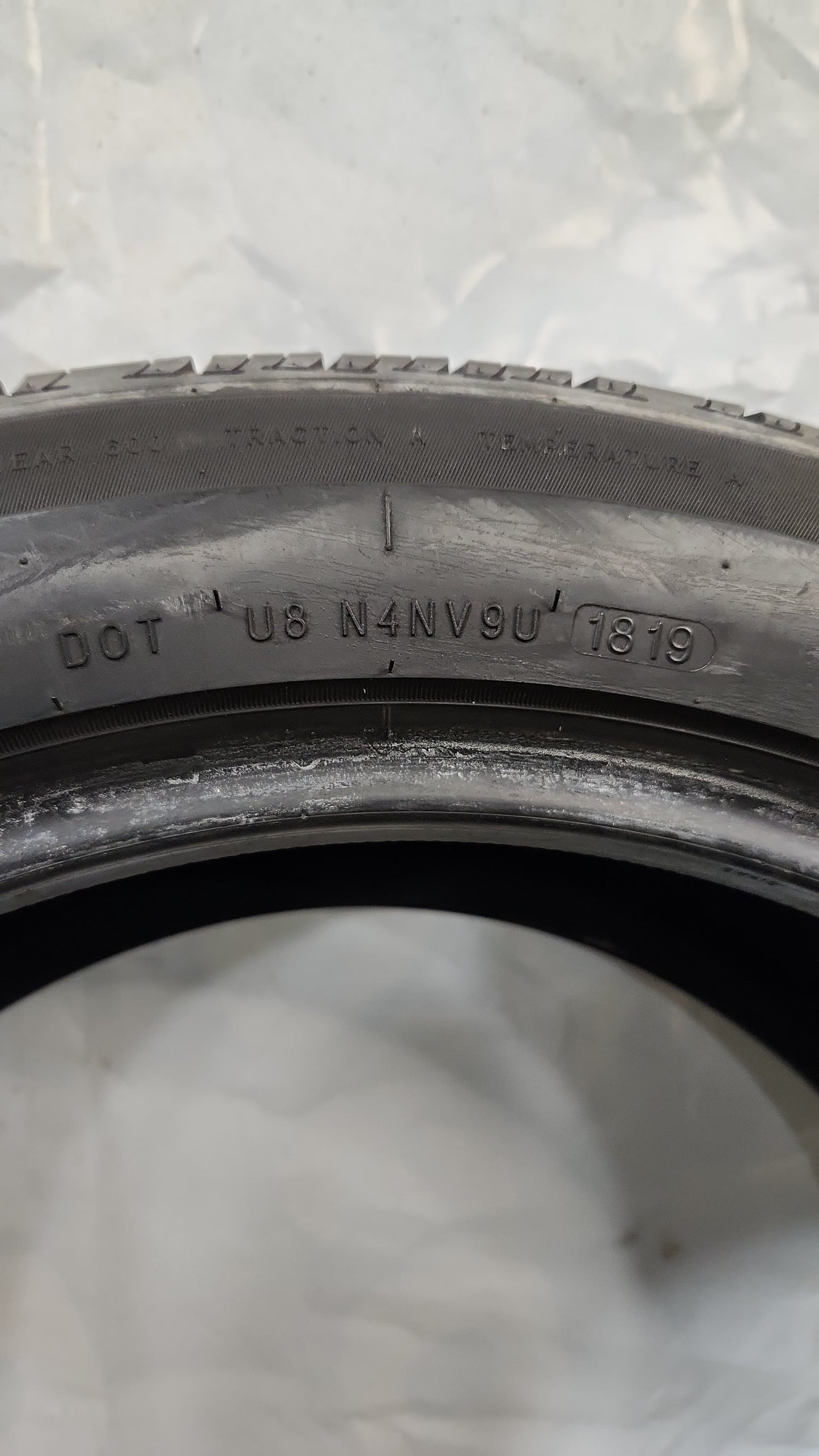 Used Tire - 255/55R20 Uniroyal Tiger Paw Touring A/S