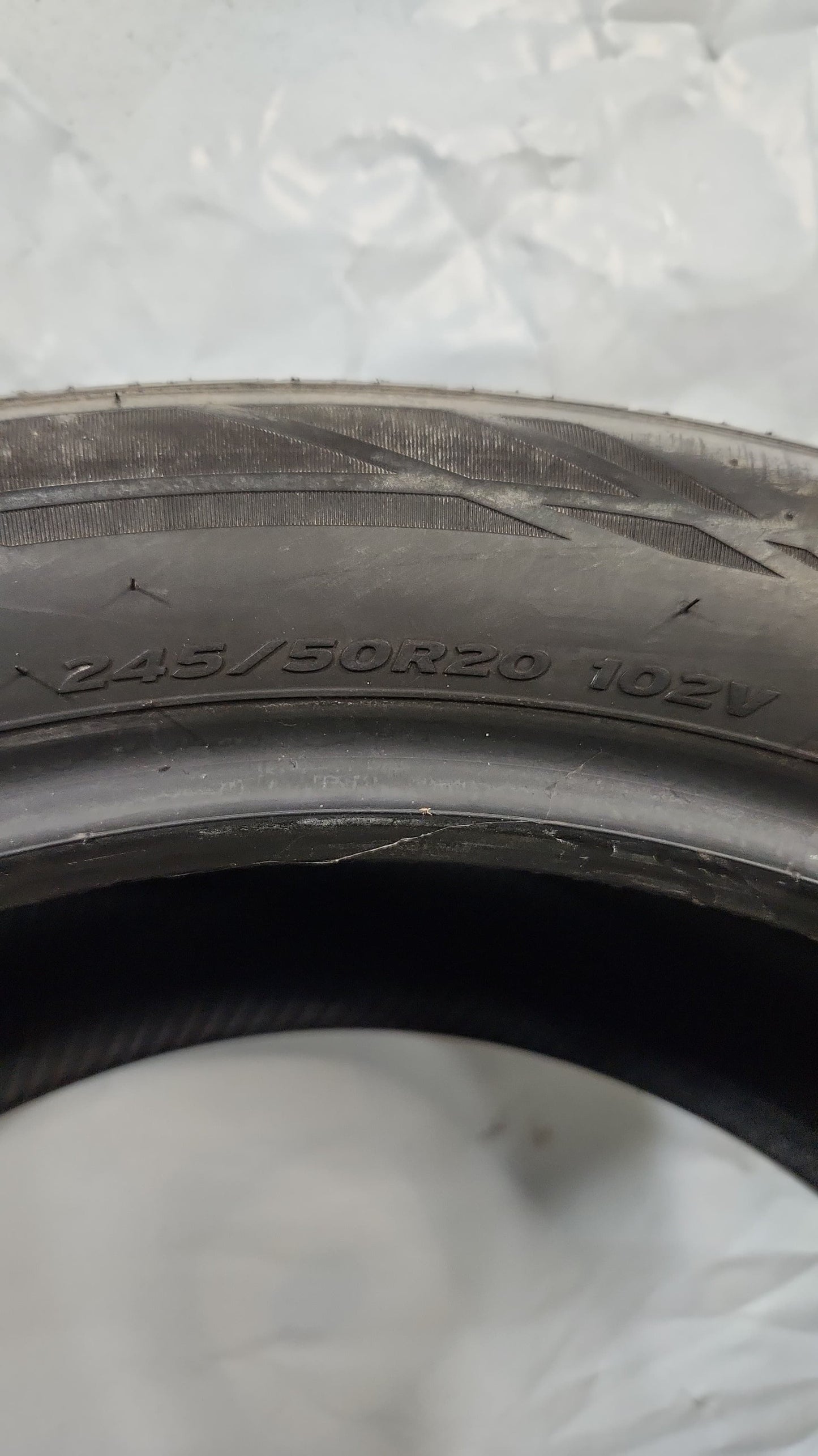 Used Tire - 245/50R20 Hankook Ventus S1 Noble 2 7/32