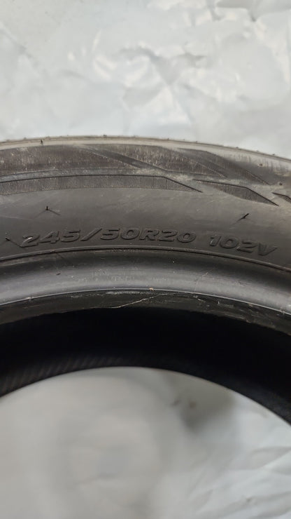 Used Tire - 245/50R20 Hankook Ventus S1 Noble 2 7/32