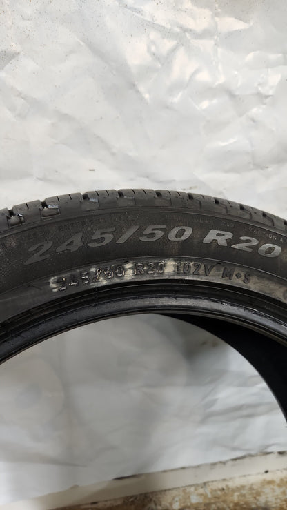 Used Tire - 245/50R20 Pirelli Scorpion Verde All Season 8/32