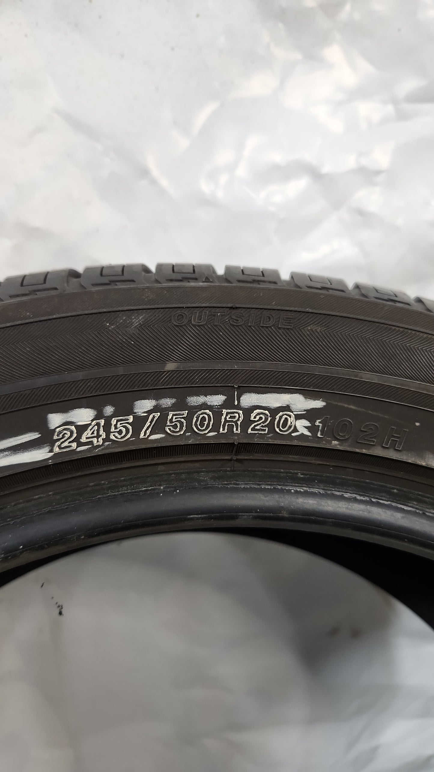 Used Tire - 245/50R20 Yokohama YK740 GTX 8/32