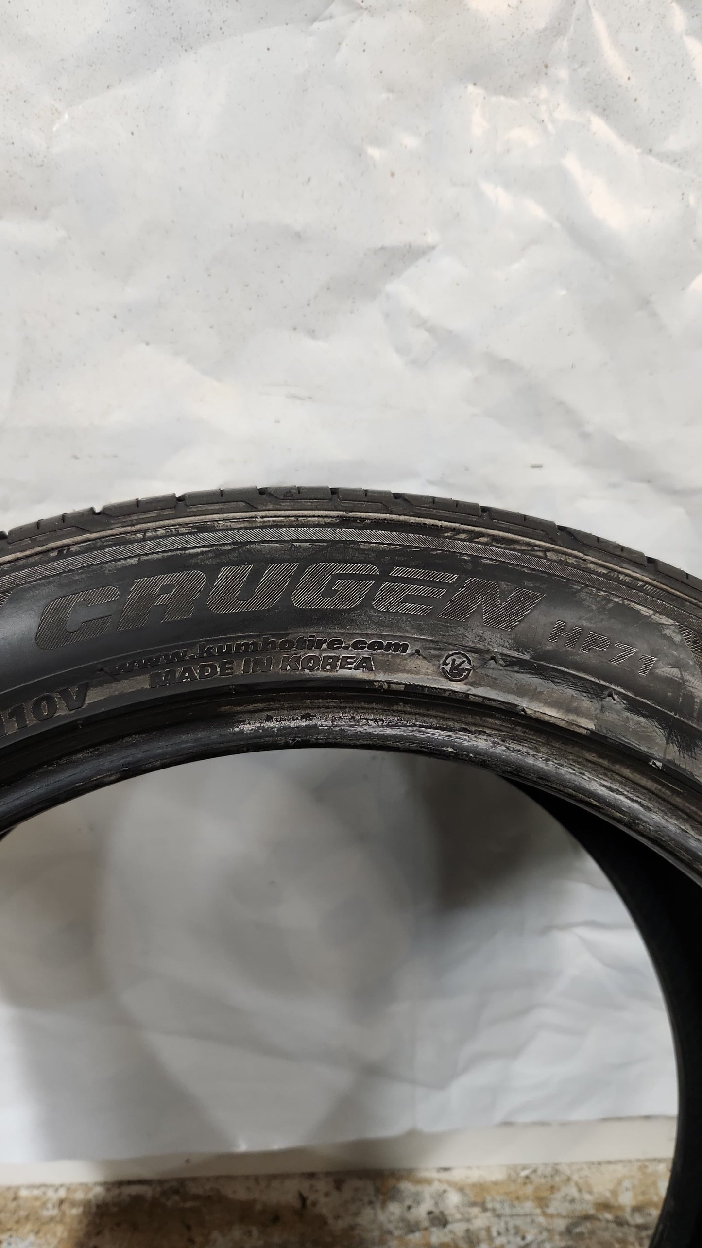Used Tire - 275/45R20 Kumho Crugen HP71