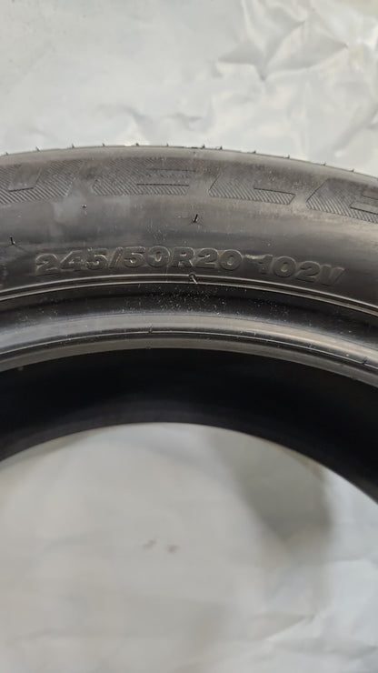 Used Tire - 245/50R20 Bridgestone Dueler H/P Sport AS