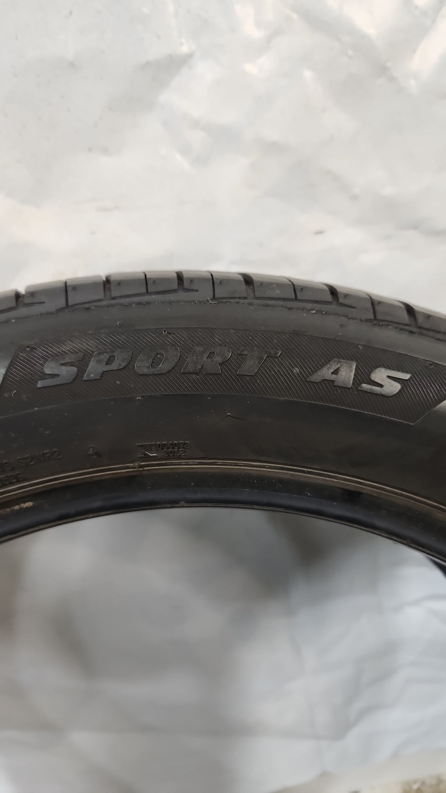 Used Tire - 245/50R20 Bridgestone Dueler H/P Sport AS