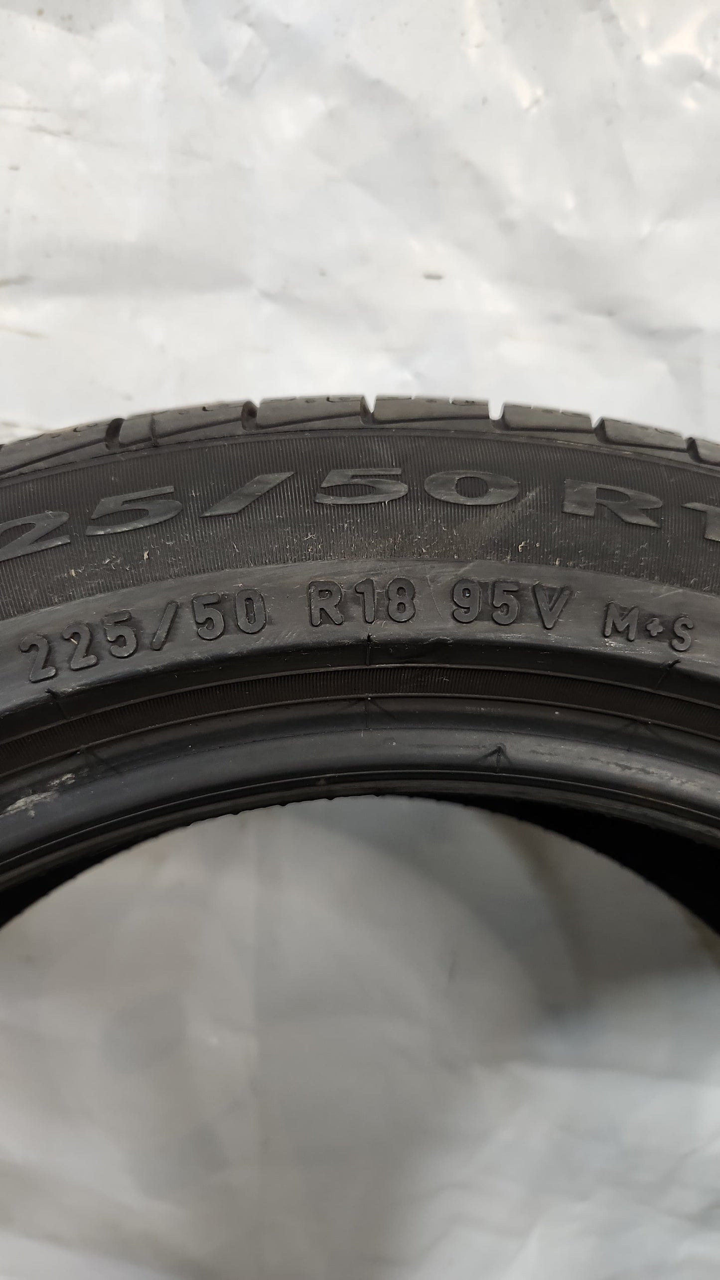 Set of 2 - 225/50R18 Pirelli Cinturato P7 All Season - Used Tires