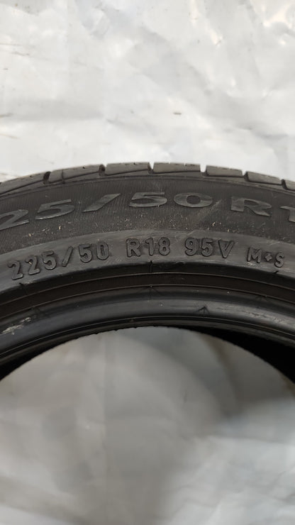 Set of 2 - 225/50R18 Pirelli Cinturato P7 All Season - Used Tires