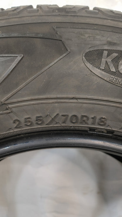 Used Tire - 255/70R18 Goodyear Wrangler All-Terrain Adventure