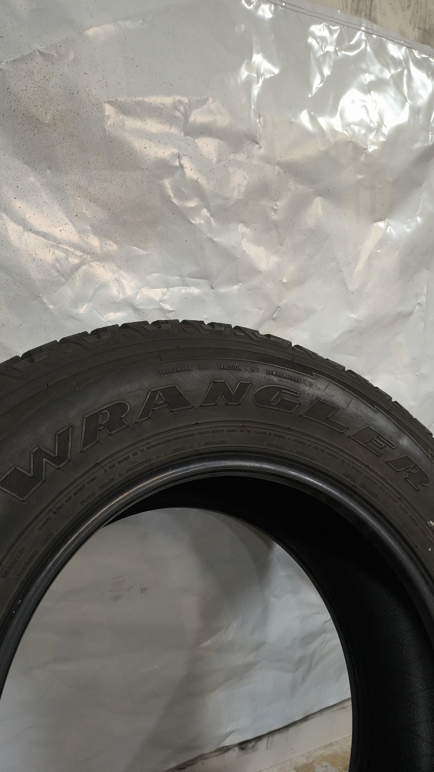 Used Tire - 255/70R18 Goodyear Wrangler All-Terrain Adventure