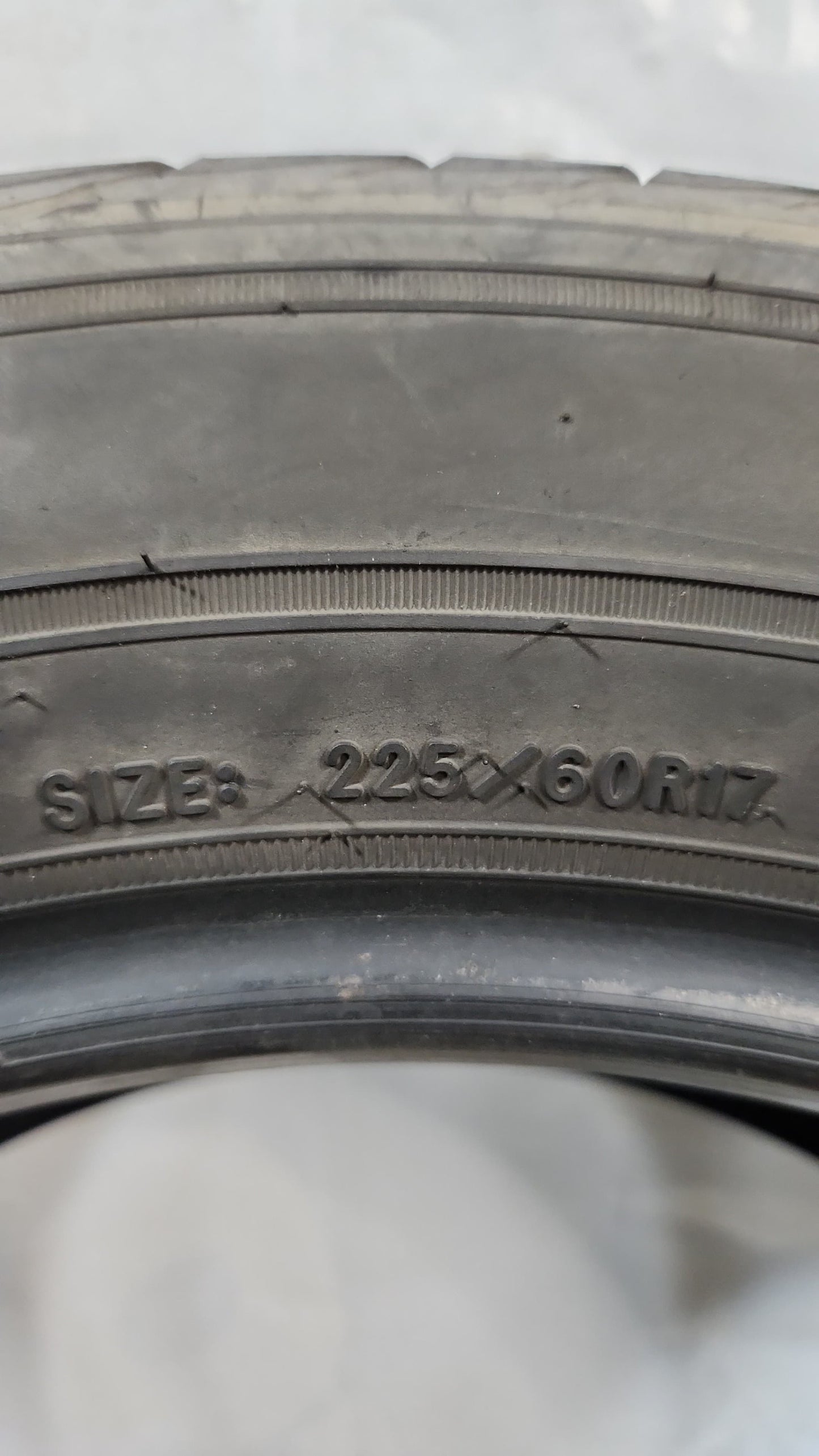 Used Tire - 225/60R17 Goodyear Assurance WeatherReady2