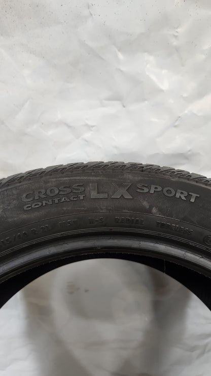 Set of 4 - 315/40R21 Continental Cross Contact LXSport - Used Tires