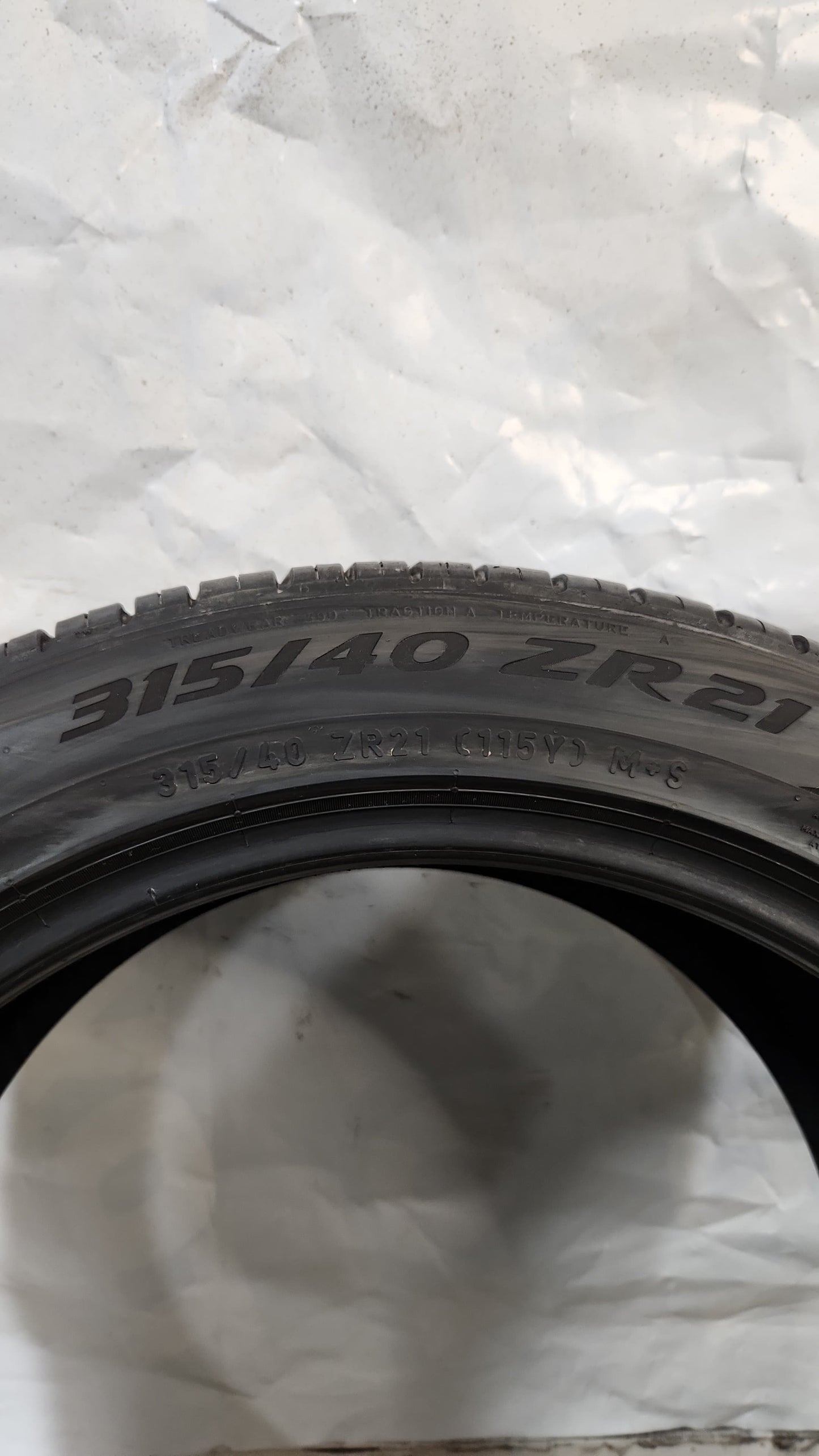 Used Tire - 315/40R21 Pirelli Scorpion Zero All Season